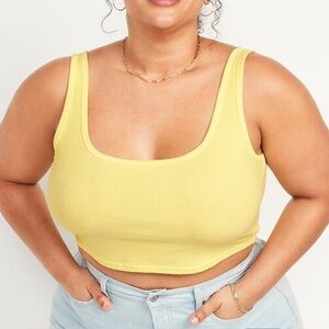 Fitted Crop Tank Top